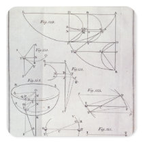 Plate XIX, Illustrating Proposition LXV Square Stickers