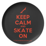 [Skateboard] keep calm and skate on  Plates