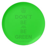 [Cupcake] don't be jel be green  Plates
