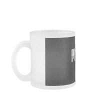 Platinum Lounge Frosted Mug (black) mugs