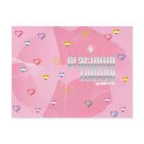 Platinum Lounge Postcard (pinkhearts) postcards