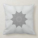 Platinum Morning Glory pillow