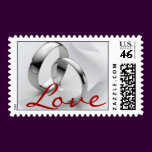 Platinum Wedding Rings Postage Stamp