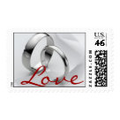 postcard - Platinum Wedding Rings postage stamp Click on the "customize it" button on the right.  Change text, font, color etc.   See more WEDDING POSTAGE.Wedding Invitations postage stamp template by JoyOfLife Love in Scroll Postage by JoyOfLife  Platinum Love Rings Postage Stamp by  JoyOfLife   November Wedding I Postage Stamp by  JoyOfLife   Wedding Bride Pink Flowers -silver Postage Stamp by  JoyOfLife 