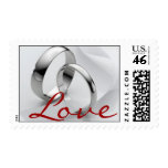 Platinum Wedding Rings Postage Stamp