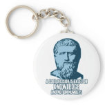 Plato: A Good Decision is Based on Knowledge Key Chain