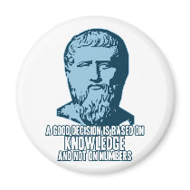 Plato: A Good Decision is Based on Knowledge magnets