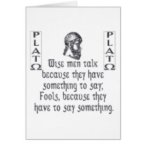 Plato Greeting Cards