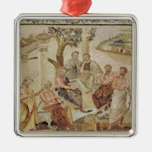 Plato Conversing with his Pupils Christmas Ornaments