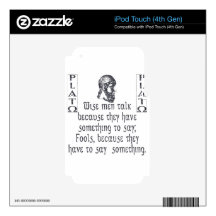 Plato iPod Touch 4G Decal