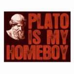 Plato Is My Homeboy postcards
