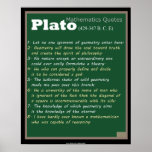 Plato Mathematics quotes Print