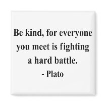 Plato Quote 1a magnets
