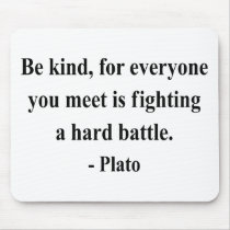 Plato Quote 1a mousepads