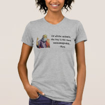 Plato Quote 4b t-shirts