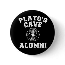 Plato's Cave Alumni Button by strk3 Plato's Cave Alumni Button