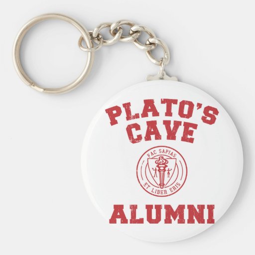 Plato's Cave Alumni Keychain