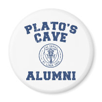 Plato's Cave Alumni Magnet by strk3 Plato's Cave Alumni Magnet