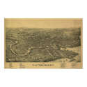 Plattsburgh NY, 1899: Old Print by ZephyrusBooks Plattsburgh NY, 1899: Old Print