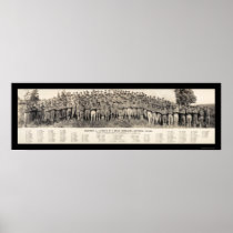 Plattsburgh NY Artillery Photo 1916 Poster
