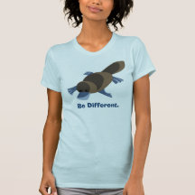 platy1, Be Different.  Tee Shirt