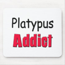 Platypus Addict mousepads by AnimalShirts Platypus Addict mousepads