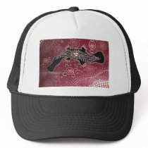 Platypus Dreaming Red by Mundara Koorang Mesh Hats