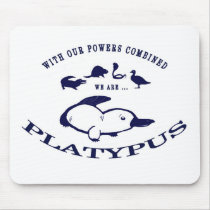 Platypus Mouse Pad - Blue mousepads by lvpiggy Platypus Mouse Pad - Blue mousepads