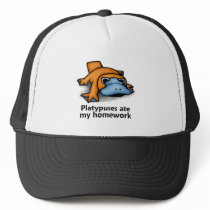 Platypuses ate my Homework Trucker Hat