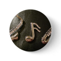 Play a musical note on that Saxaphone Pinback Buttons