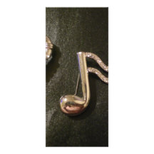 Play a musical note on that Saxaphone Personalized Rack Card
