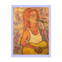 Play Acoustic Guitar Postcards