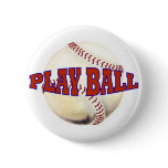 PLAY BALL 2 PINBACK BUTTON