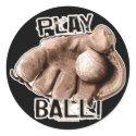 Play Ball! Glove Sticker by fantasybaseball Play Ball! Glove Sticker