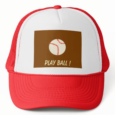 PLAY BALL ! - hat by Horseshoes3