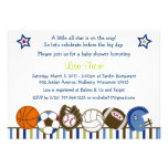 Play Ball Sports Baby Shower Invitations