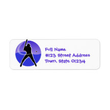 Play Baseball Mailing Labels