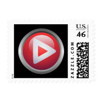 PLAY BUTTON STAMP by MIGHTYBIGMEDIA PLAY BUTTON STAMP