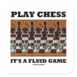 Play Chess It's A Fluid Game (Chess Stereogram) stickers