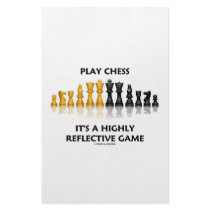Play Chess It's A Highly Reflective Game stationery