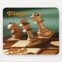 Play! Chess Mousepad by Reedjo Play! Chess Mousepad