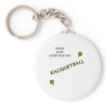 Play Day Racquetball Key Chain