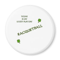 Play Day Racquetball Refrigerator Magnets