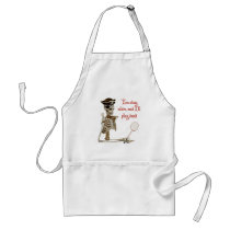 Play Dead Badminton Pirate Apron