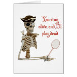 Play Dead Badminton Pirate Cards