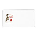 Play Dead Pirate Ping Pong Custom Shipping Labels
