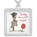 Play Dead Pirate Ping Pong Custom Jewelry