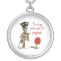 Play Dead Pirate Ping Pong Pendant