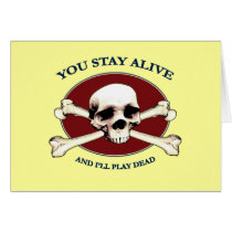 Play Dead Pirate Skull Cards
