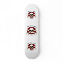 Play Dead Pirate Skull Skate Deck